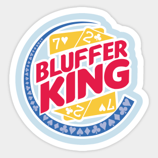 Bluffer Poker King Sticker